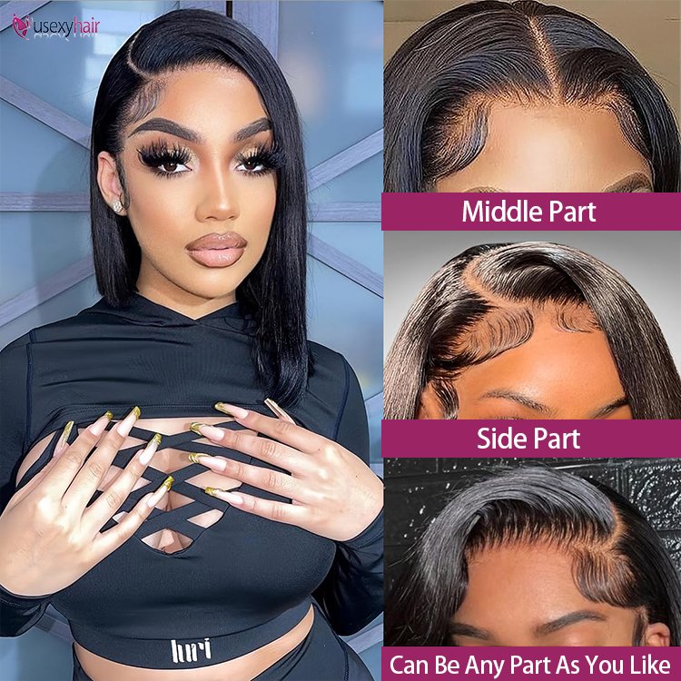 8inch 10inch 12inch sdd vietnam bone supper double drawn straight hair lace part 4x4 5x5 13x4 transparent lace front wigs