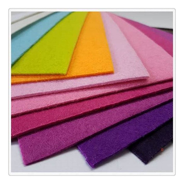 Needle Punched Nonwoven Felt Customized Low Price Polyester Non Woven Fabric Microfiber Fabric 100% Polyester felt