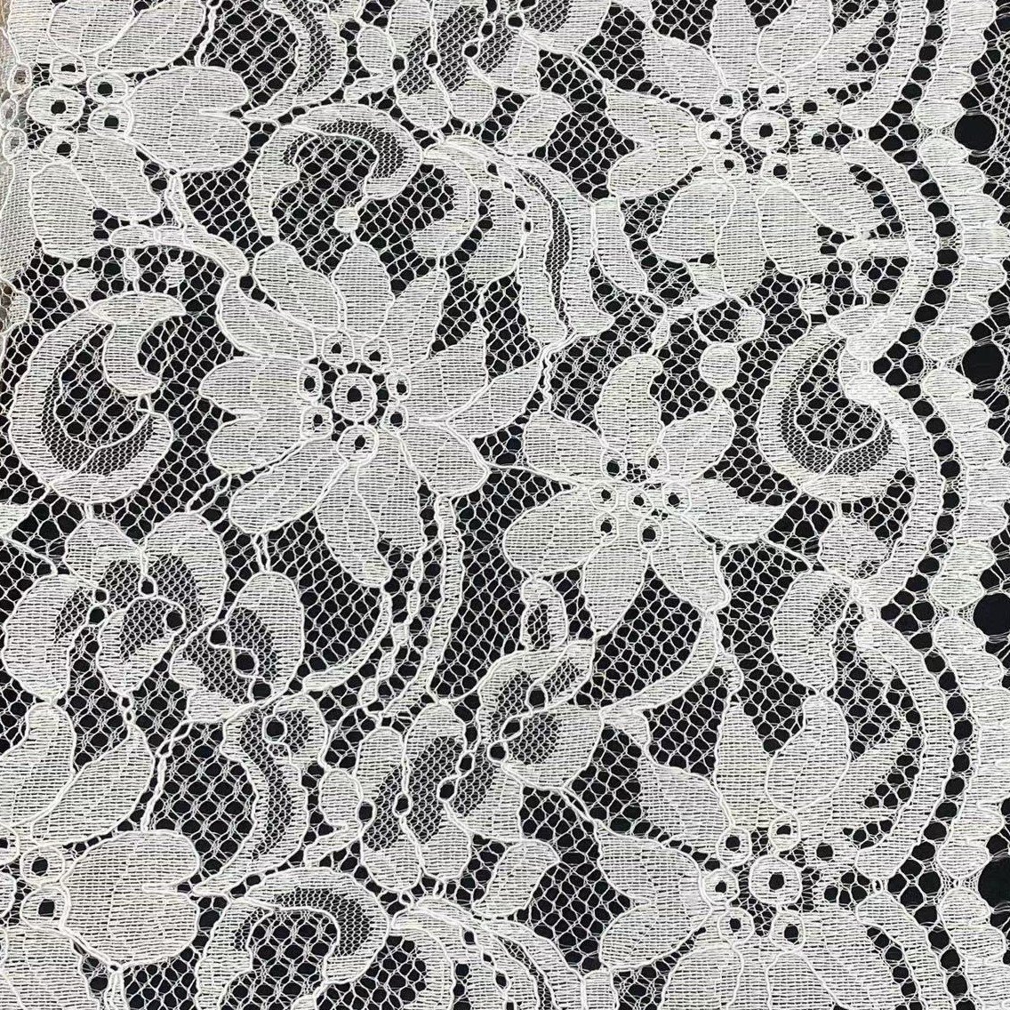 100% polyester lace fabric,Flower lace embroidery fabric,wedding dress lace fabric for women,Soft ,Multi-color custom,wholesale