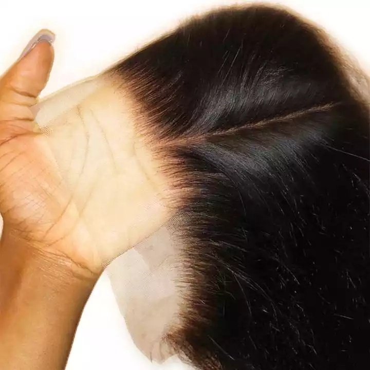 Hd Full 360 Lace Frontal Wig Raw Brazilian Virgin Natural Color Human Hair Transparent Lace Frontal Wigs For Black Women