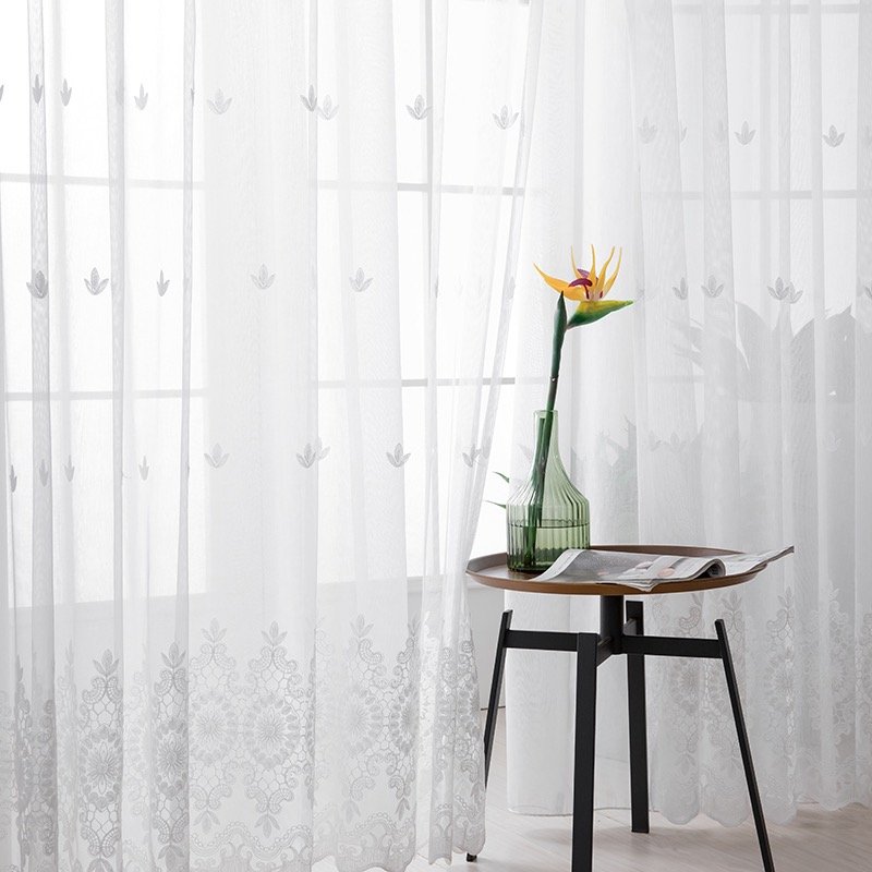 Cheap Price Fabrics Embroidery Curtain Fabrics Material For Romania