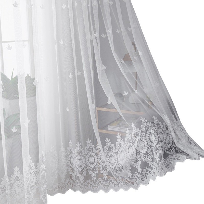 Cheap Price Fabrics Embroidery Curtain Fabrics Material For Romania