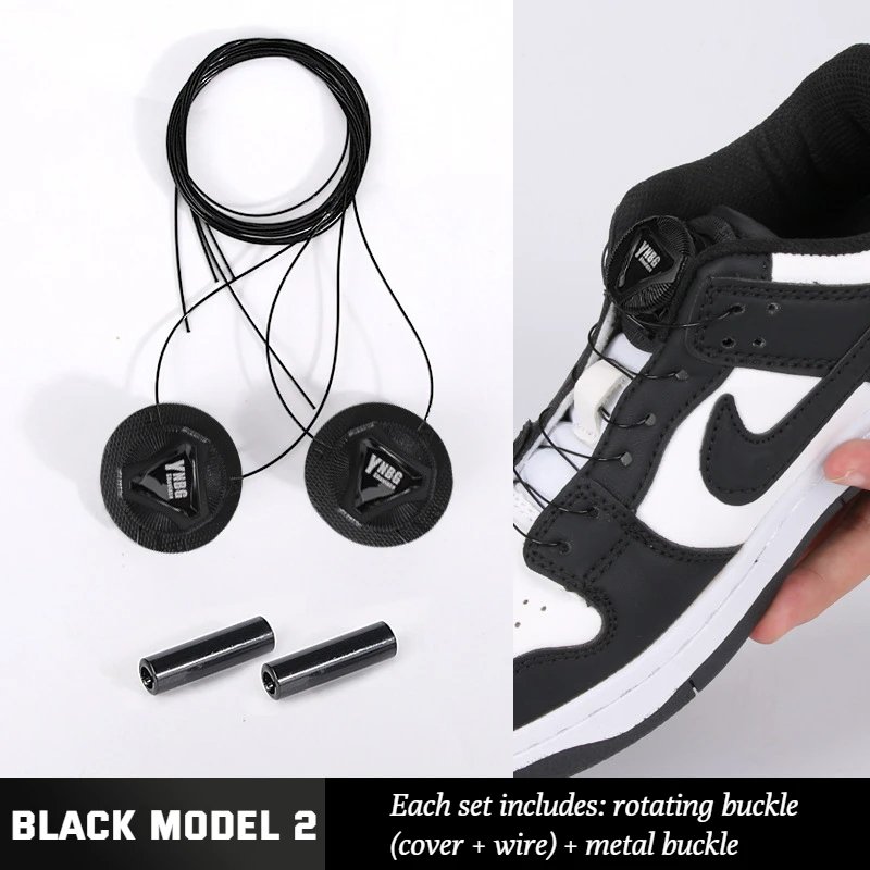 New Automatic Shoelaces Without Ties Easy Fit Swivel Buckle Elastic Laces Sneakers Shoelaces Lazy No Tie Shoe Laces