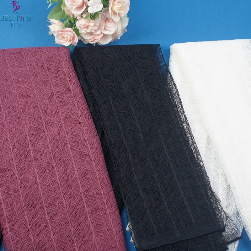 New Design Wholesale Cheap Price High Quality Cordelastic Spandex Nylon Stretch all over lace for lingerie