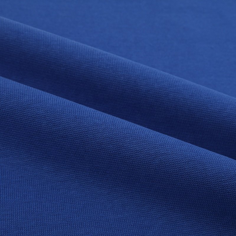 High end Heavy Weight 410gsm knit cotton fabric 98%Cotton 2%Spandex rib fabric for terry french