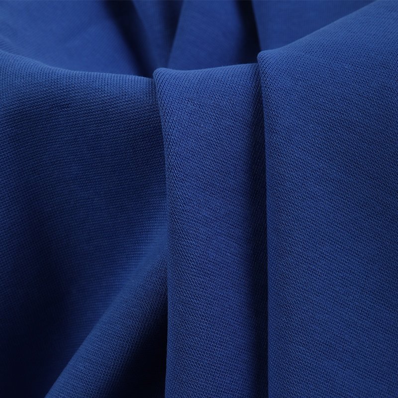 High end Heavy Weight 410gsm knit cotton fabric 98%Cotton 2%Spandex rib fabric for terry french