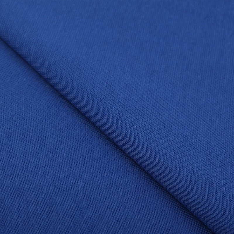 High end Heavy Weight 410gsm knit cotton fabric 98%Cotton 2%Spandex rib fabric for terry french