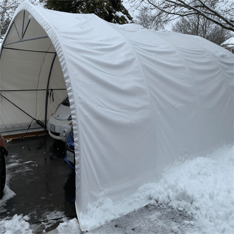 Customized PVC coated Waterproof Tarpaulins Metal Carport Portable Car Shelter Tents Garage House Shed For Parking