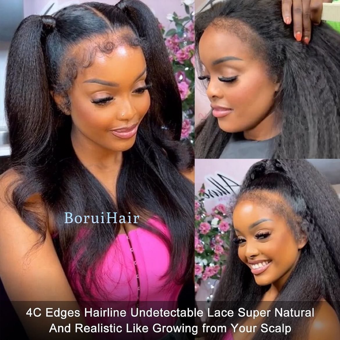 4x4 13x4 Lace Frontal Wig Super Double Drawn Egg Curl Virgin Cambodian Hair HD Lace Egg Curls Fumi Hair Wig