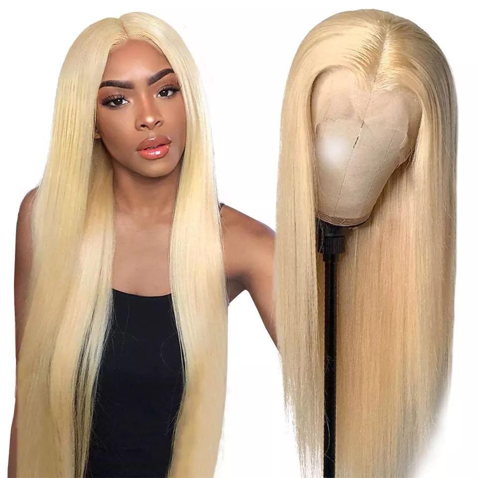 Wholesale 613 HD Full Lace Frontal Wig Human Hair, Platinum Blonde 613 transparent Lace 13x4 13x6 Virgin Hair Lace Front Wig