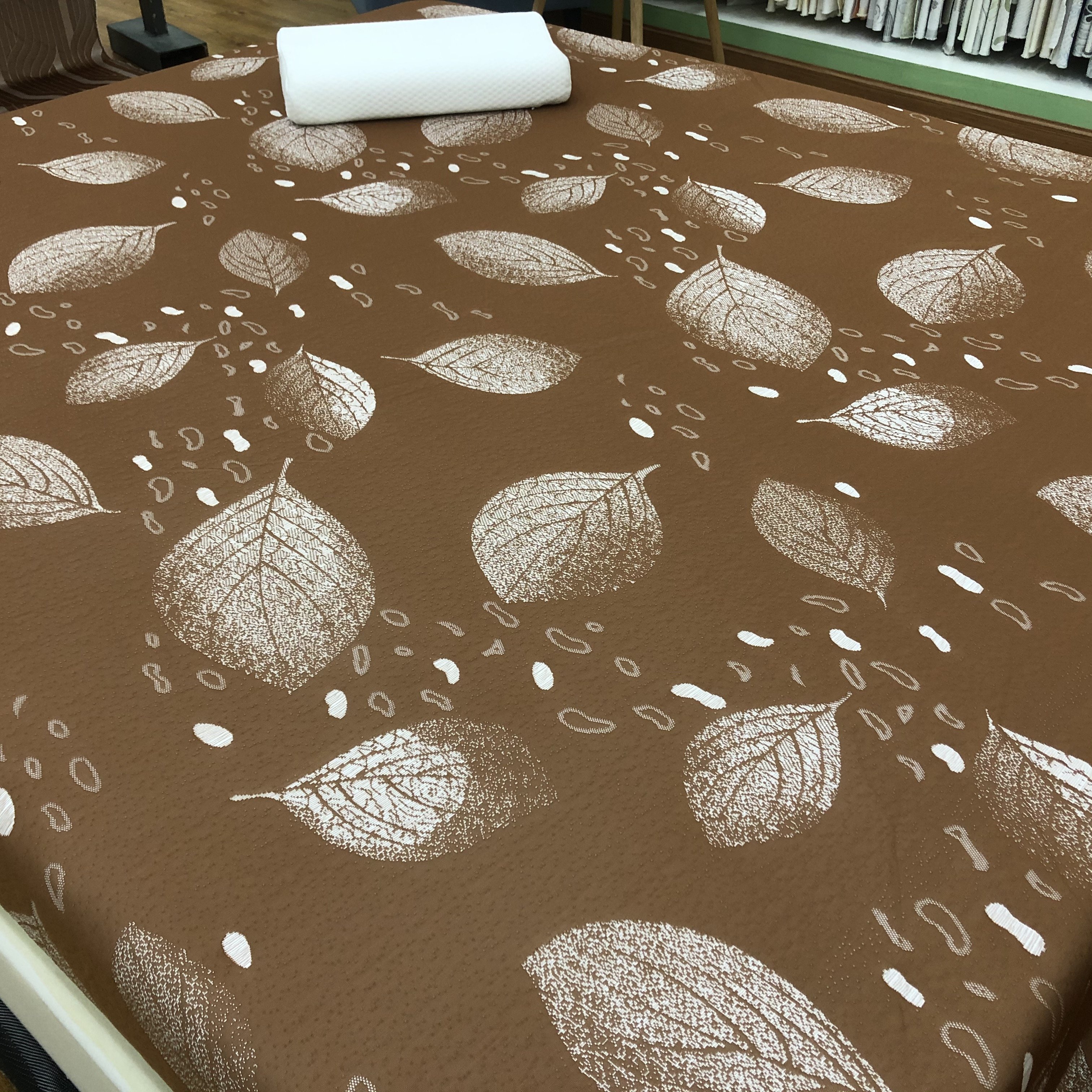 100% Polyester Knitting Recycle Polyester Damask Knitted Jacquard Mattress Fabric