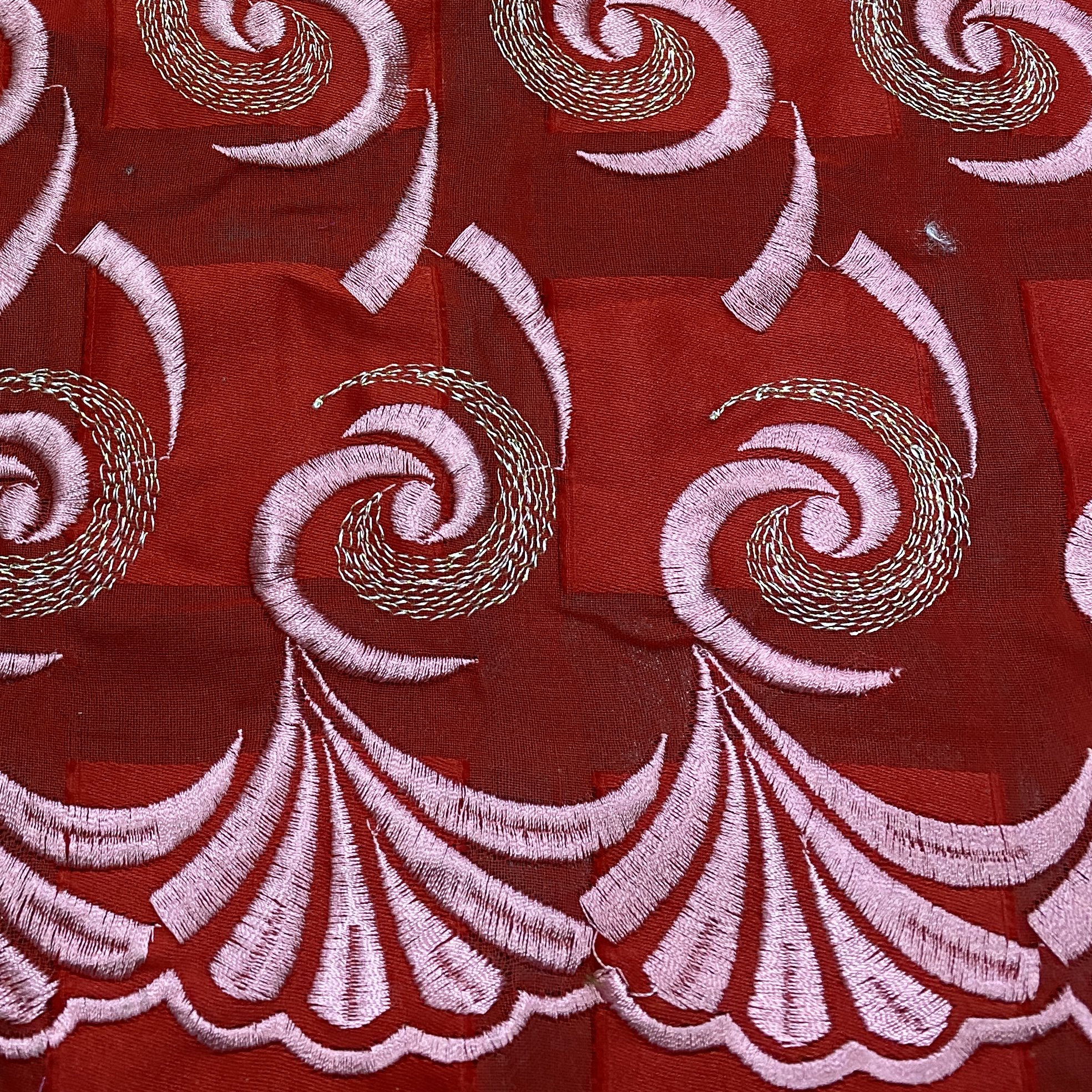 2023 New Arrival Cotton African Lace Fabrics Swiss Cotton Embroidery fabric supplier from India