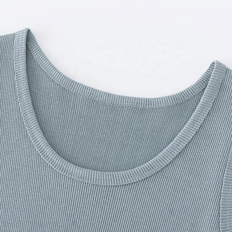 Custom Men's Tank Tops Fitness Casual Sleeveless Breathable Gym Running Muscle Sports White Ribbed Men's Tank Tops