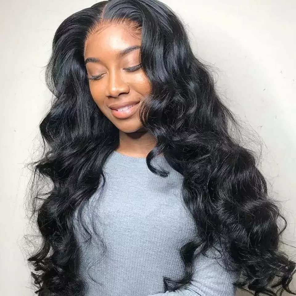 Wholesale Cheap Raw Indian Virgin Kinky Curly Human Hair Hd Full Lace Frontal Wig Natural Human Hair Transparent Lace Front Wig