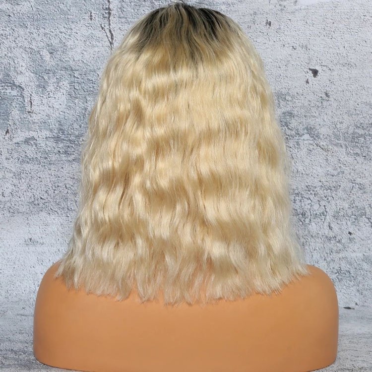 Human Hair Short Bob Wigs Jerry Curly Bob Hair Wig Pixie Blunt Cut Raw Brazilian Cheap Price 1b 613 Blonde Lace Front Wigs