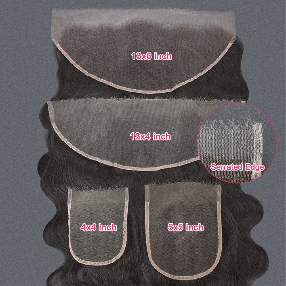Cheap Virgin Human Hair Pre Pluck Swiss Hd Transparent 4X4 5X5 6X6 13X6 360 13X4 Ear To Ear Lace Frontal Body Wave Malaysian