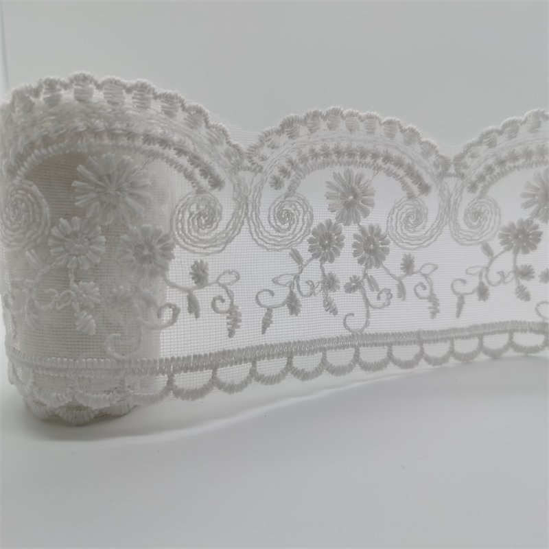 Hot SaleWater Soluble Lace embroidery mesh lace Trim Lace For Lingerie