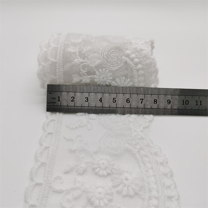 Hot SaleWater Soluble Lace embroidery mesh lace Trim Lace For Lingerie