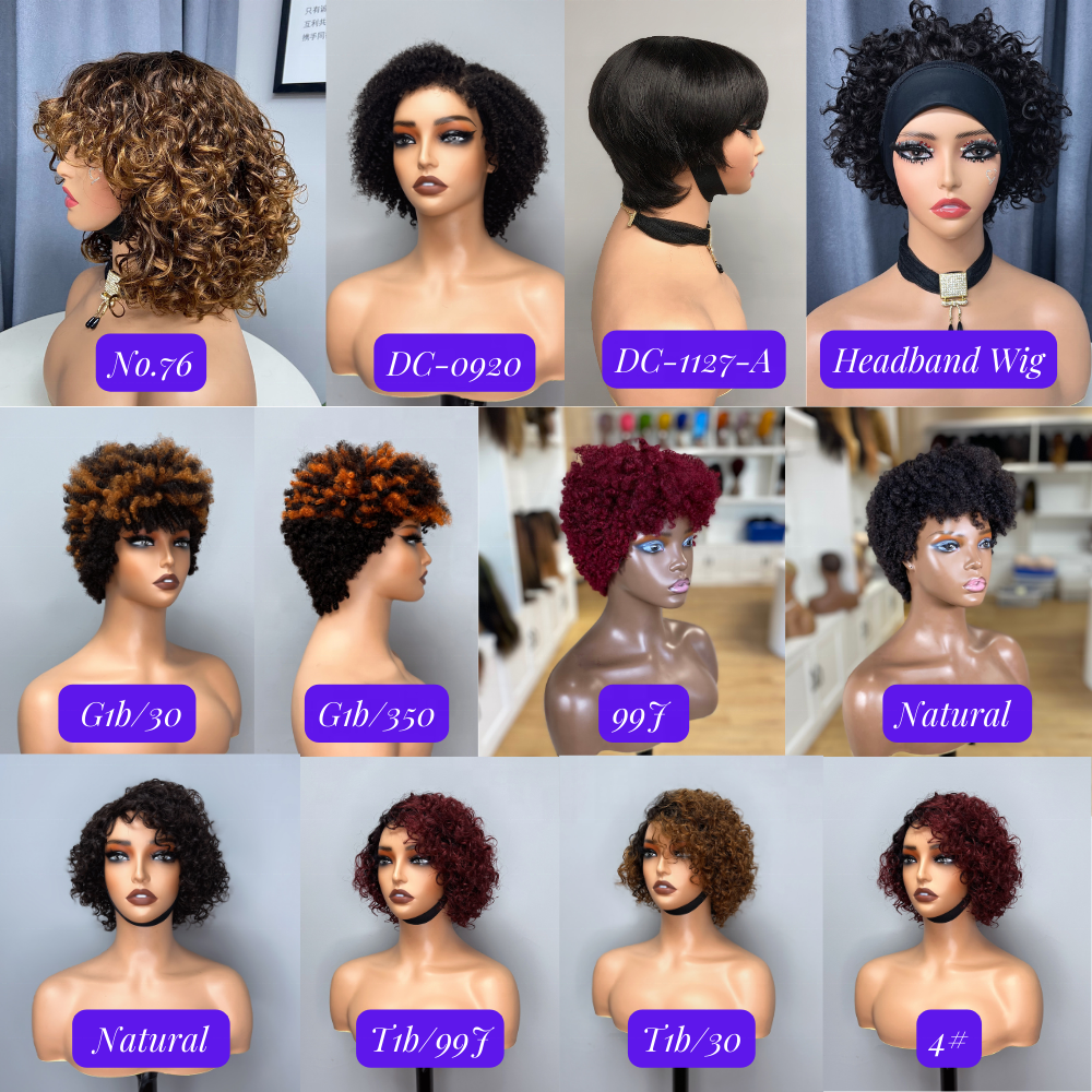 8 Inch 4C Edges Hairline Curly Afro Bob Wig,Pre Plucked Bleached Knots Side Part Lace Wig,Short 4x4 Glueless Human Hair Wigs