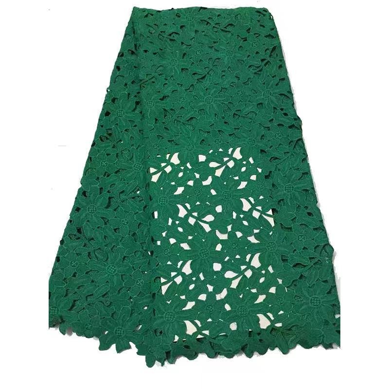White Guipure Lace African Net Fabrics Nigerian French Fabric Embroidered and Manual Beading for Wedding Dress Embroidery Fabric