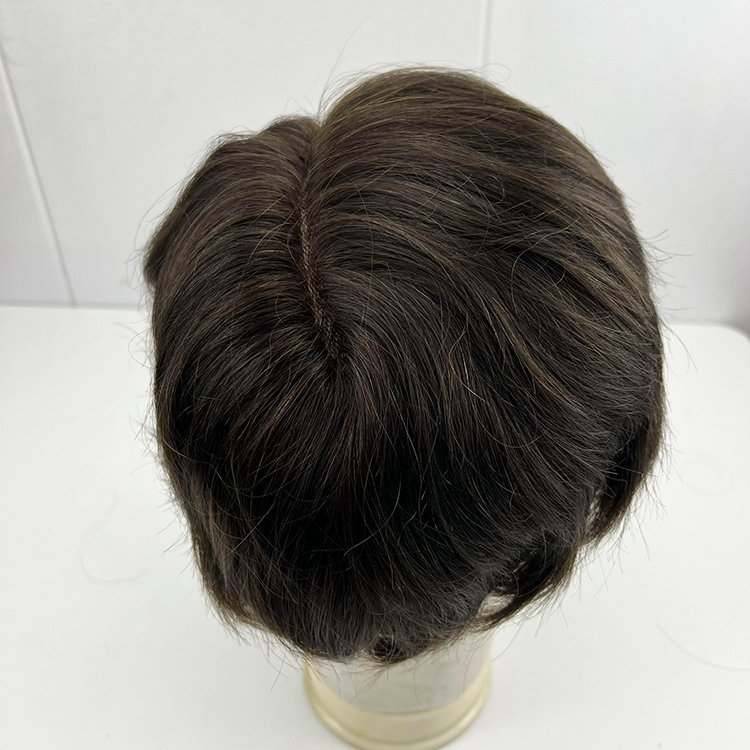 Lace And Pu Base Wig For Men Indian Hair Replacement System Unit For Men Male Hair Prosthesis Milsur Australia Men Toupee