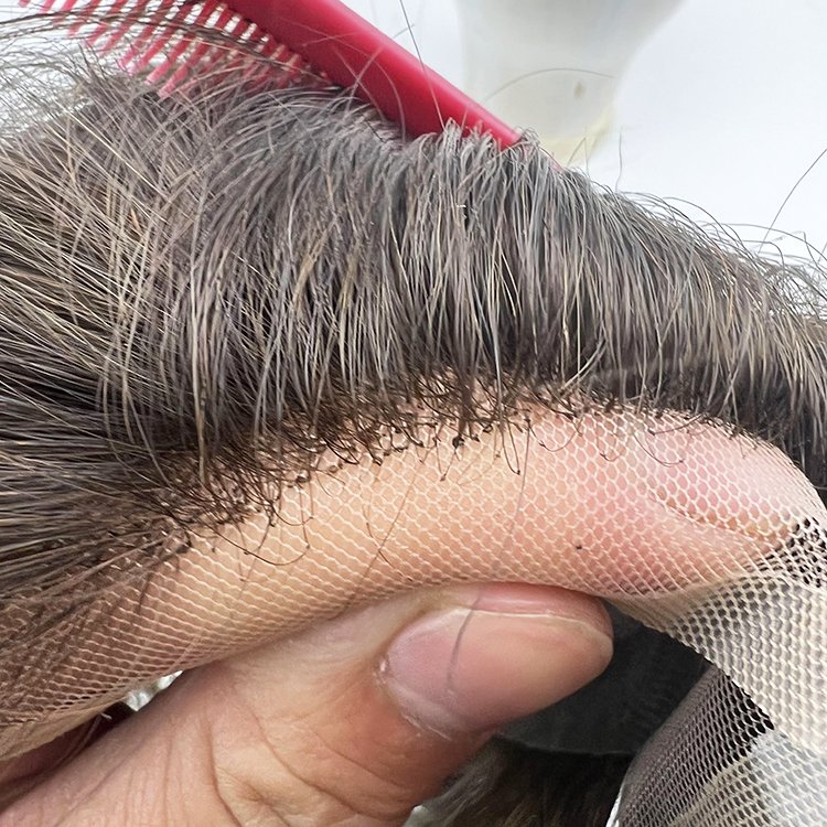 Lace And Pu Base Wig For Men Indian Hair Replacement System Unit For Men Male Hair Prosthesis Milsur Australia Men Toupee