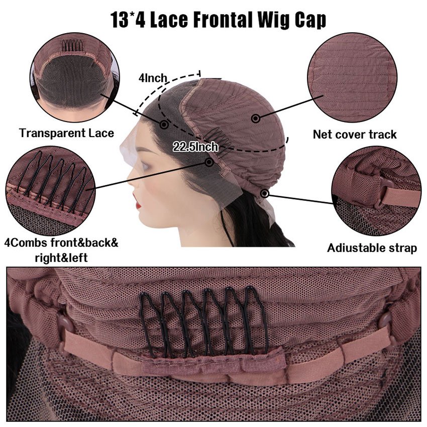 FH Wholesale Human Hair Cheap Wigs Curly Natural Transparent Lace Mink Brazilian Human Hair Water Wave Closure Wig