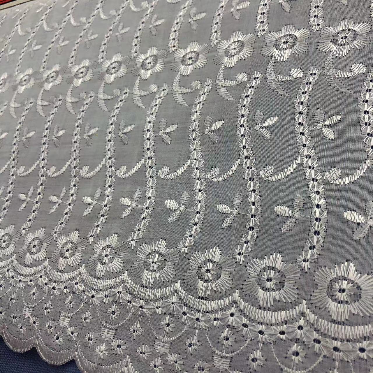 High quality wholesale embroidery lace embroidery fabric embroidery for cloth
