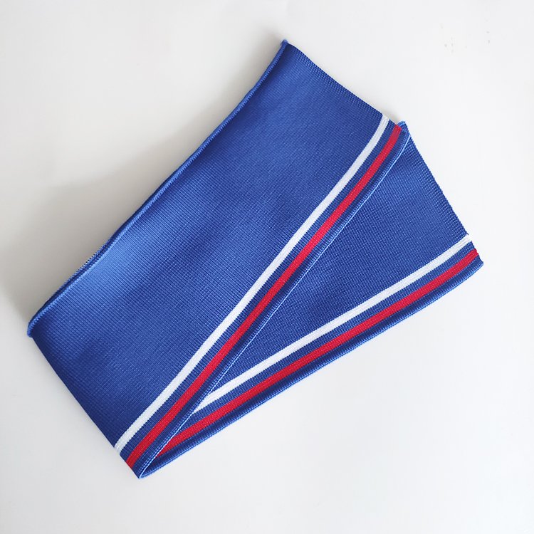Polyester Cotton Flat Knitting 1*1 Collar Knitting Rib For Neckline Cuff Polo Shirt