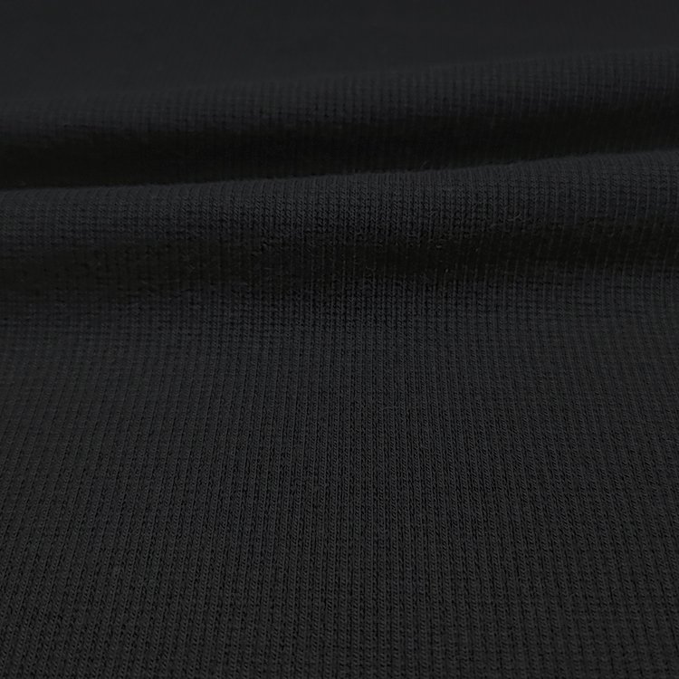 Eco-firendly Bamboo Spandex Rib Fabric, Solid Knit Cotton Material Rib Fabric For Baby Clothing/