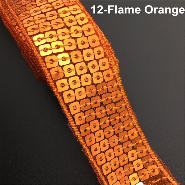 Wholesale Cheap Design 2.5cm 5 Rows Of Square Sequins Border Lace For Bow Headdress Material Sequins Lace