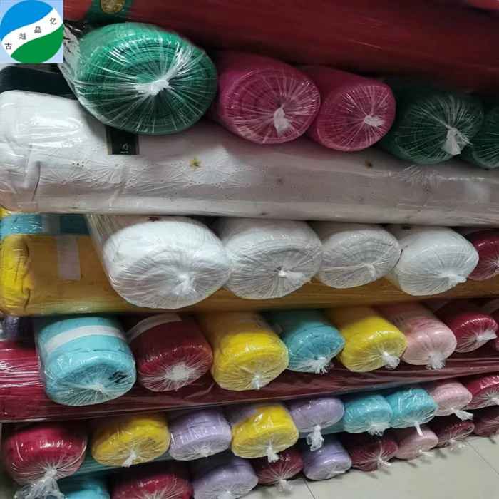 African cotton embroidery lace fabric with holes nigerian swiss lace embroidered stock fabric