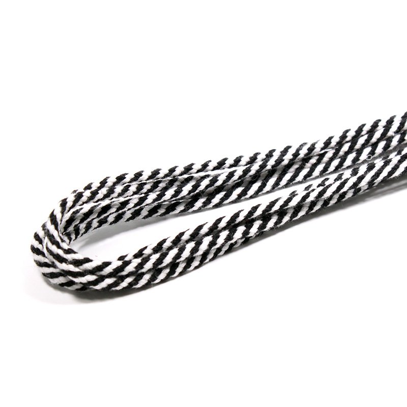 Phoenix flame custom fashion good quality round shoe laces wholesale cotton rope round shoelaces with plastic tip