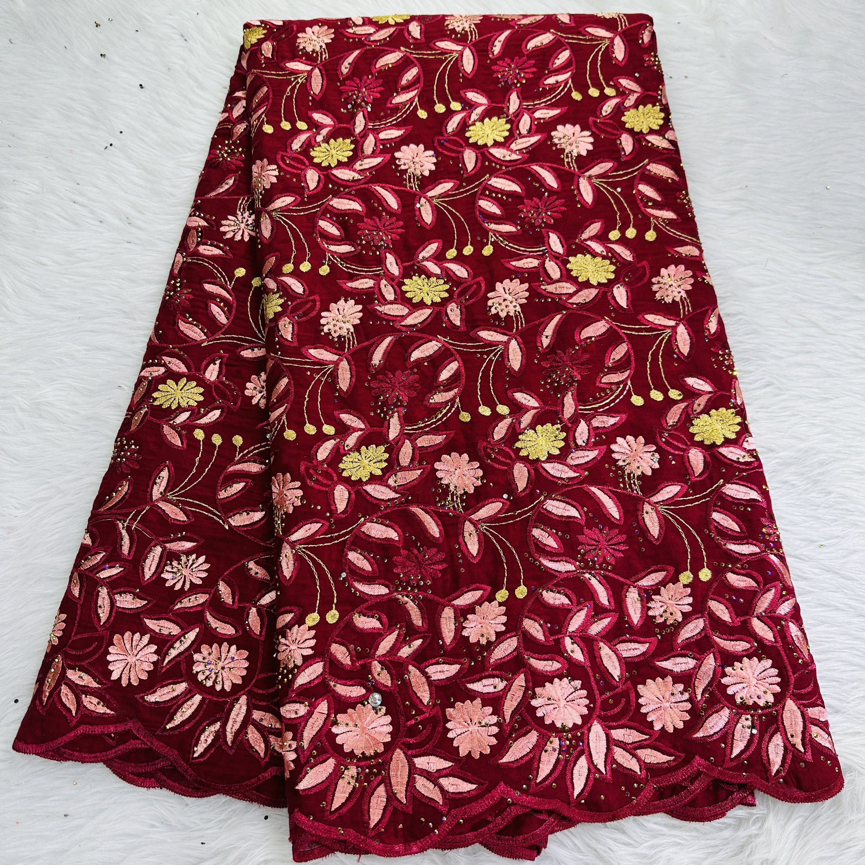 100% cotton lace fabrics african swiss voile 2023 new arrivals high quality swiss voile cotton laces