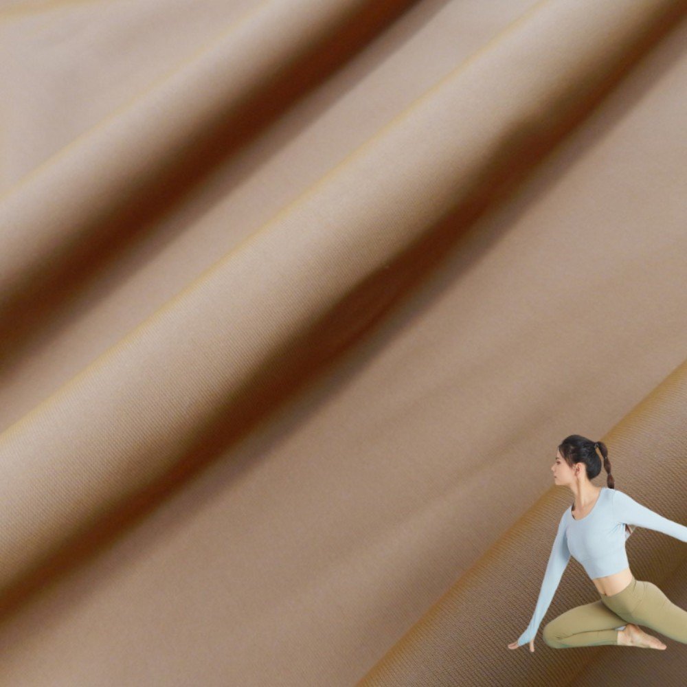 High Elastic Polyamide 74 Spandex 26 Ribbed Texture Leggings Fabric with Quick-Dry Feature for Swimwear