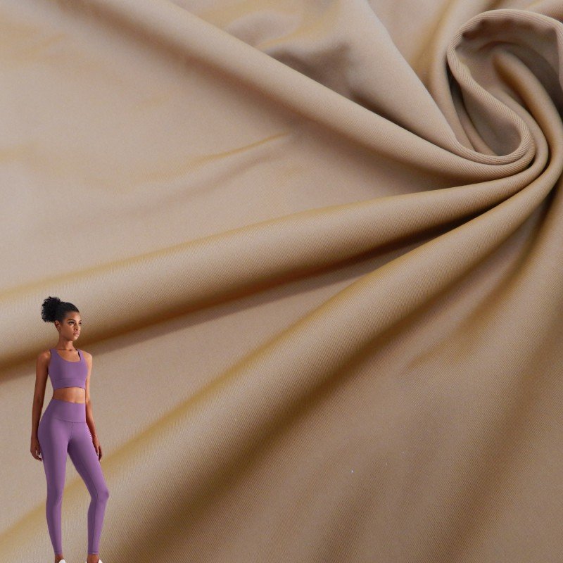 High Elastic Polyamide 74 Spandex 26 Ribbed Texture Leggings Fabric with Quick-Dry Feature for Swimwear