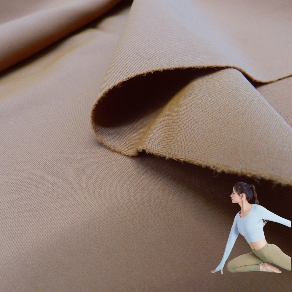High Elastic Polyamide 74 Spandex 26 Ribbed Texture Leggings Fabric with Quick-Dry Feature for Swimwear