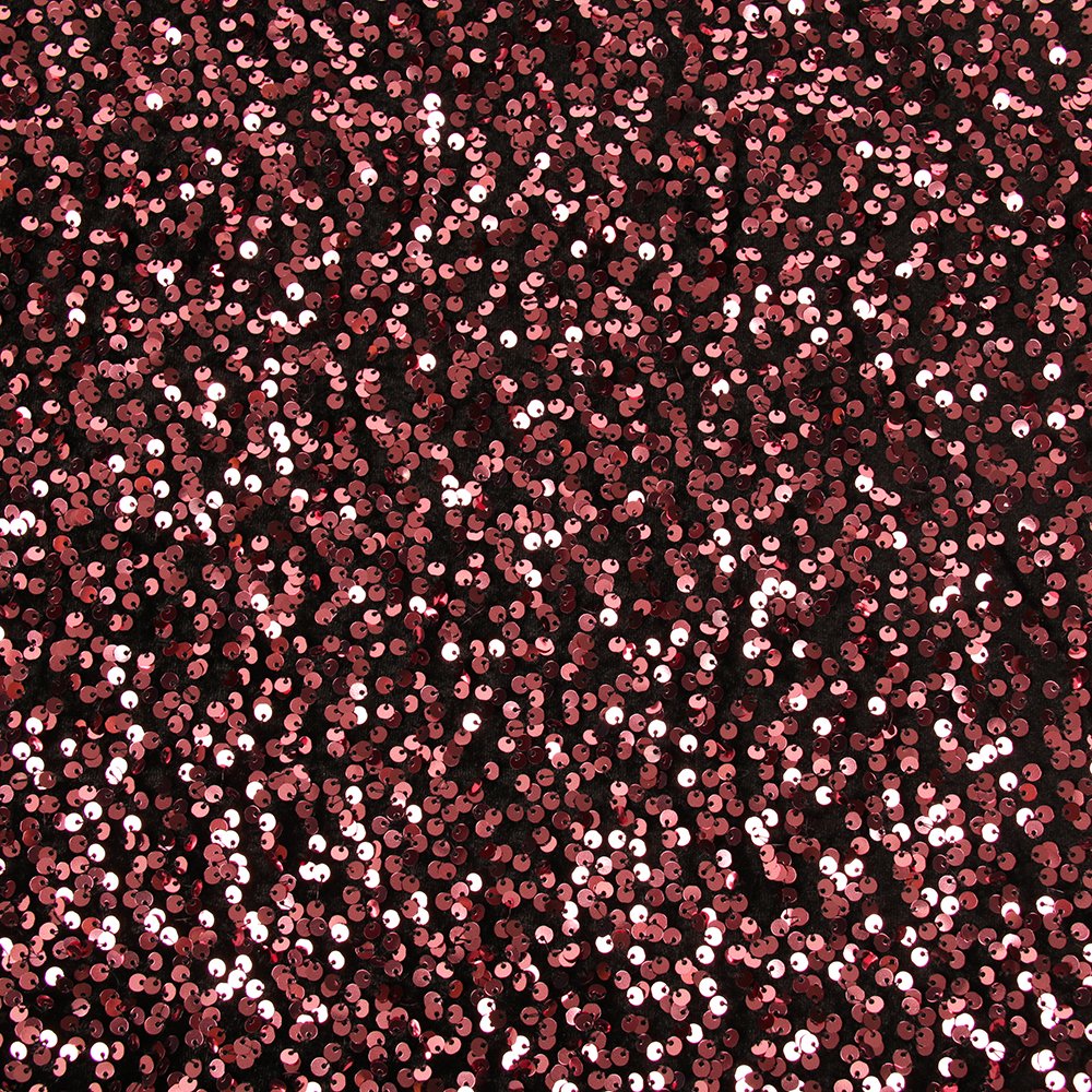Special price Most Popular nylon sequin embroidery fabric velvet three-dimensional sequin embroidery for winter dresses material