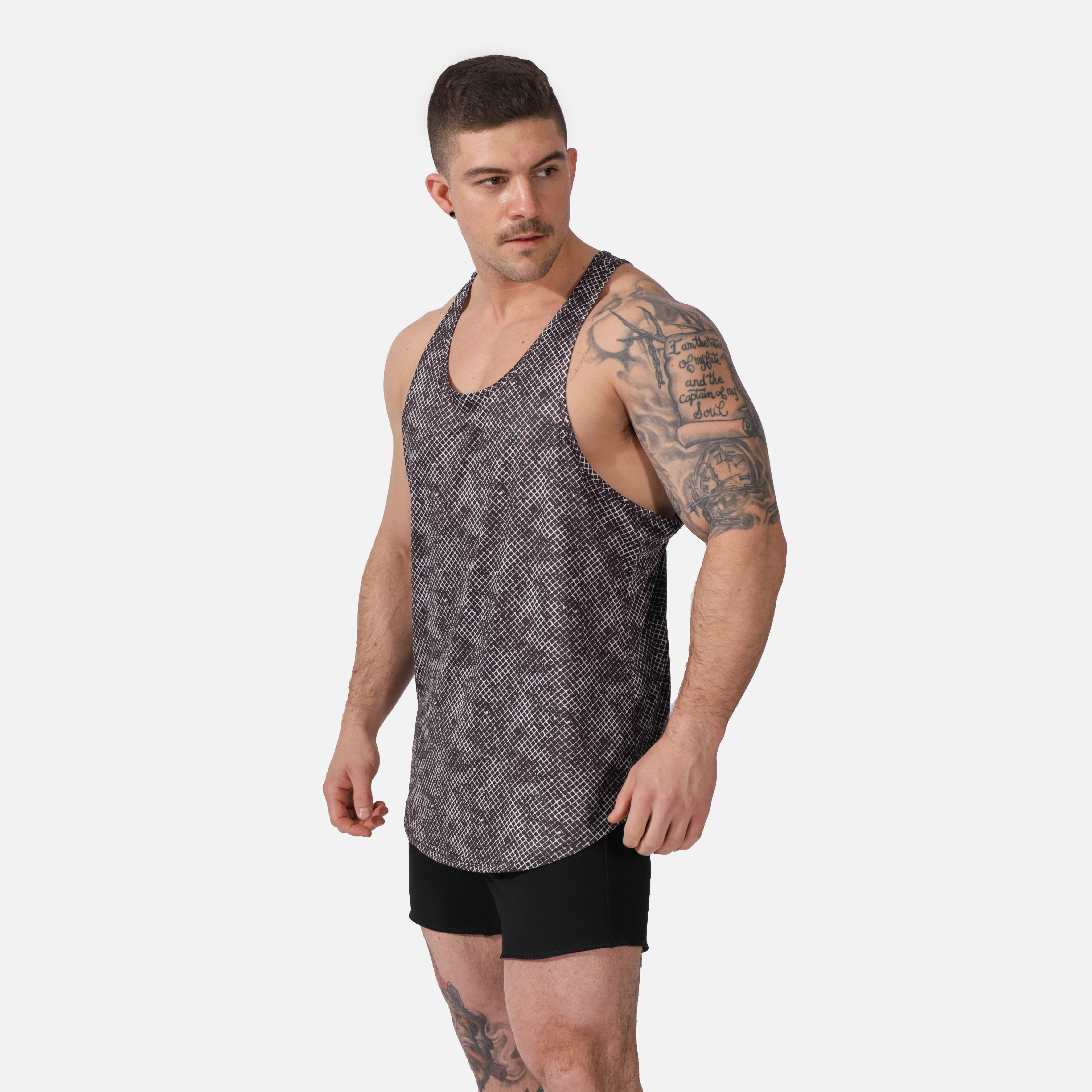 Pakistan Supplier's Custom Men's Fitness Gym Wear Cotton Custom Made Vest Singlets Casual Style Tank Tops Washed Technics