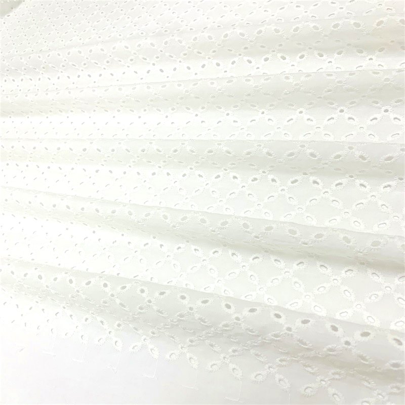 New Arrival High Quality Cotton Embroidered Fabric For Clothes Quilt