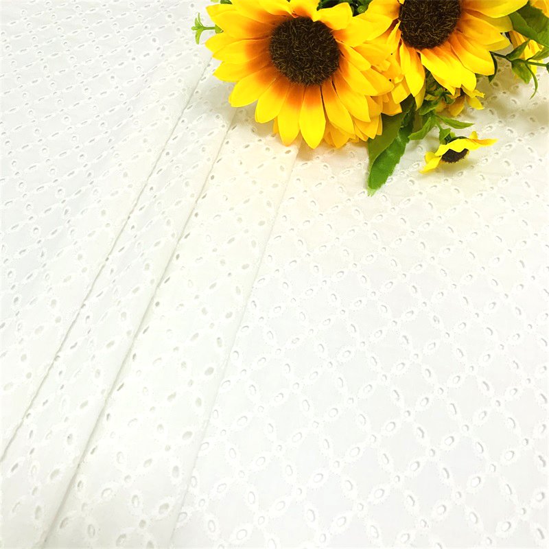 New Arrival High Quality Cotton Embroidered Fabric For Clothes Quilt