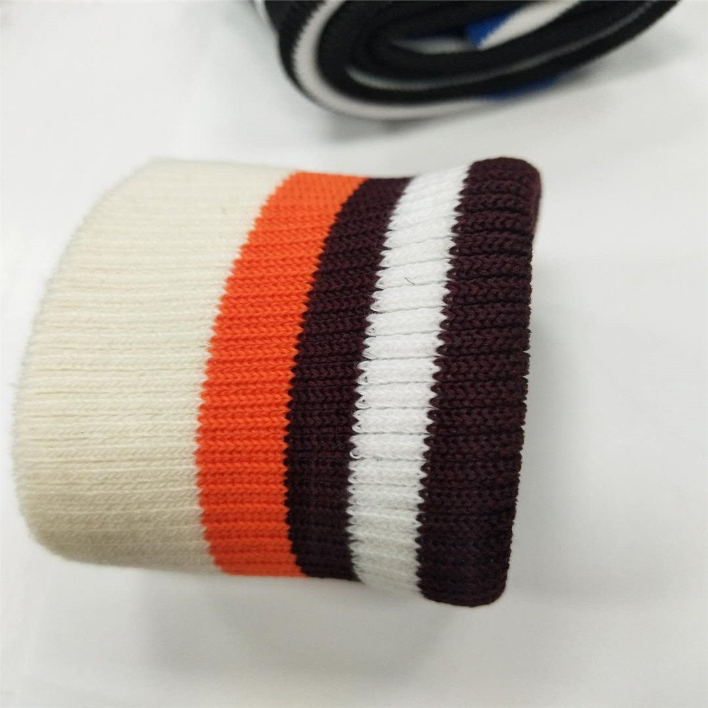 hotsale knitting rib collar cuff fabric for sport wear