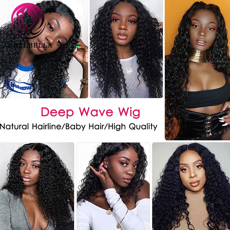 Preplucked closure human hair lace wig mink lace closure wigs 4x4 human hair long curly closure wig