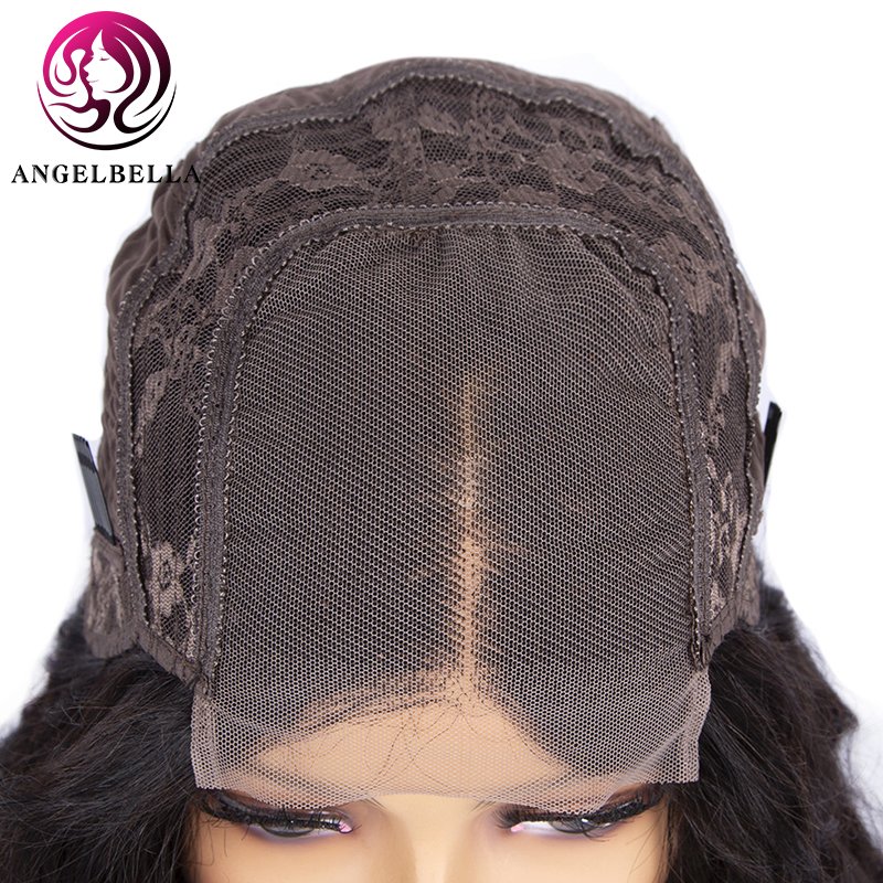 Preplucked closure human hair lace wig mink lace closure wigs 4x4 human hair long curly closure wig
