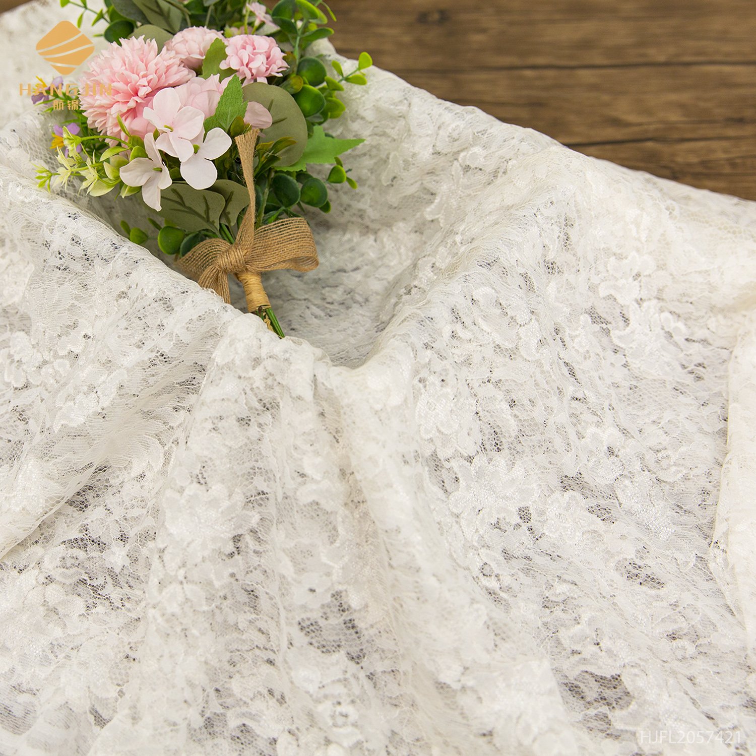3d Embroidery floral French lace fabric Custom Lace Fabric For tutu dress Bridal Veils Wedding Dress