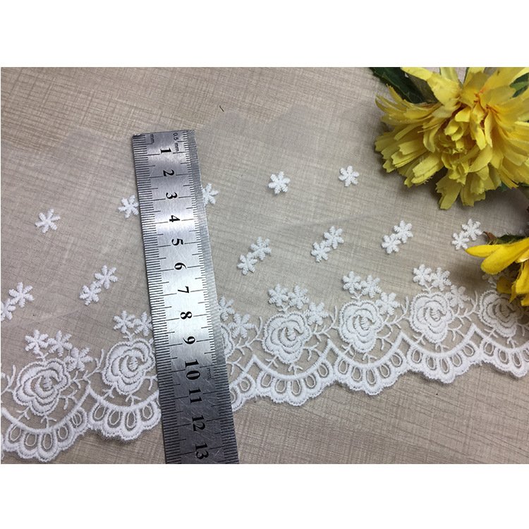 Embroidery Border Lace Trim For Dresses