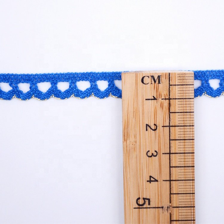 Custom Cotton Ribbon Lace Trim Wholesale Embroidery Border Lace for Clothing