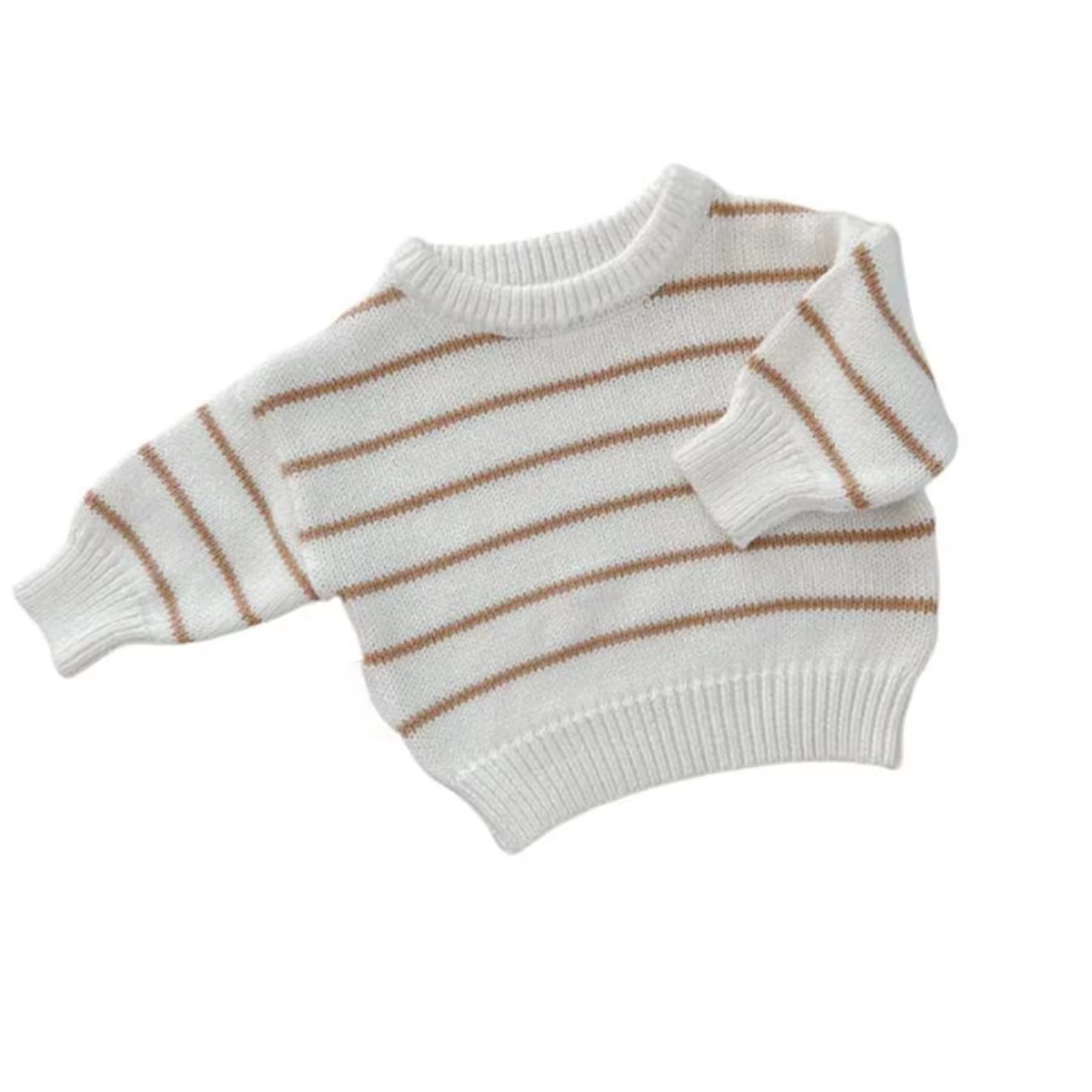 Hot Sale Unisex Organic Cotton Sweater Soft Long Short Sleeve Clothing Sets ODM Infants Toddlers' Solid Pattern Knitted Set