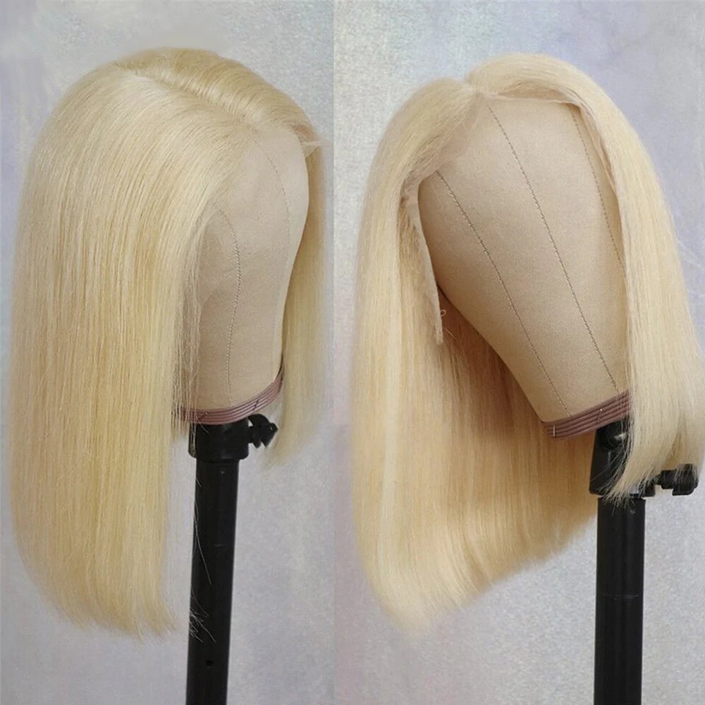 ZSF 613 Color Lace Frontal Short Bob Wig Wholesale Silky Straight Hair Bob Lace Wig 100% Brazilian Unprocessed Virgin Human Hair