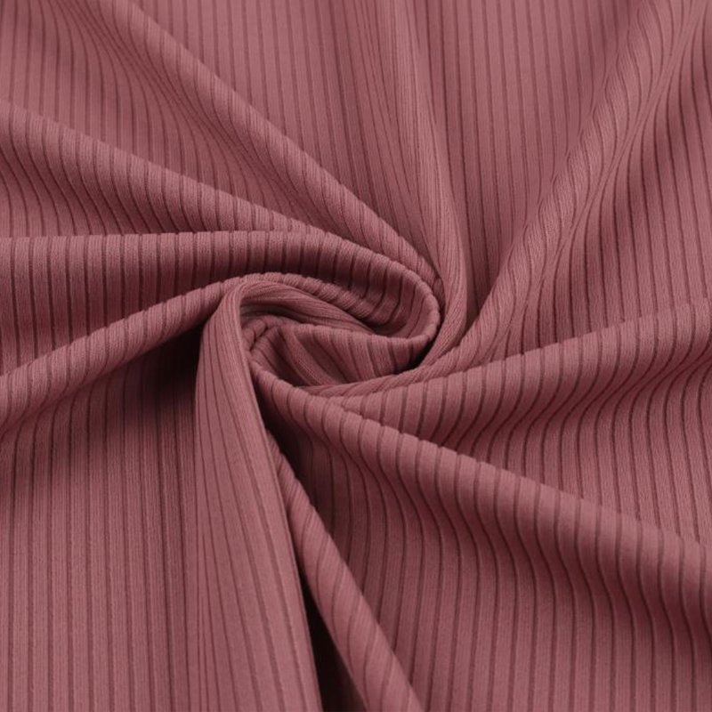 Wholesale Customized New Arrival High Stretch 82% Nylon 18% Spandex Rib Knit Fabric For Clothing Swimwear Underwear